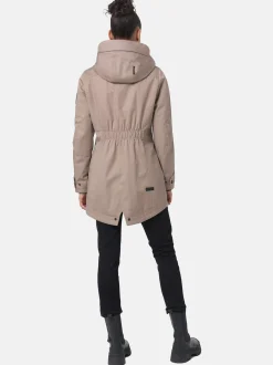 Navahoo Damen Winterjacke - Brinjaa in taupe