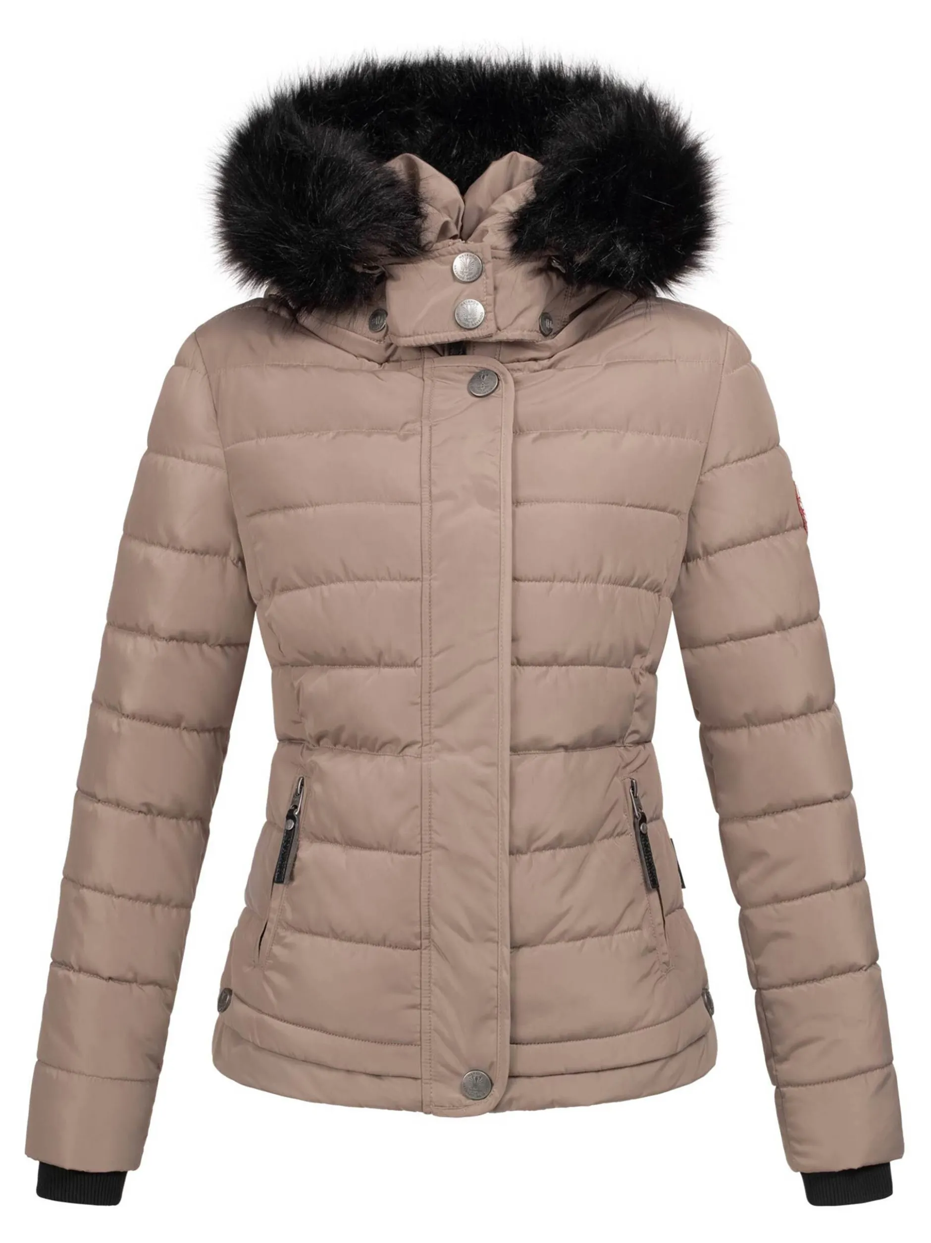 Navahoo Damen Winterjacke - Chloe in taupe
