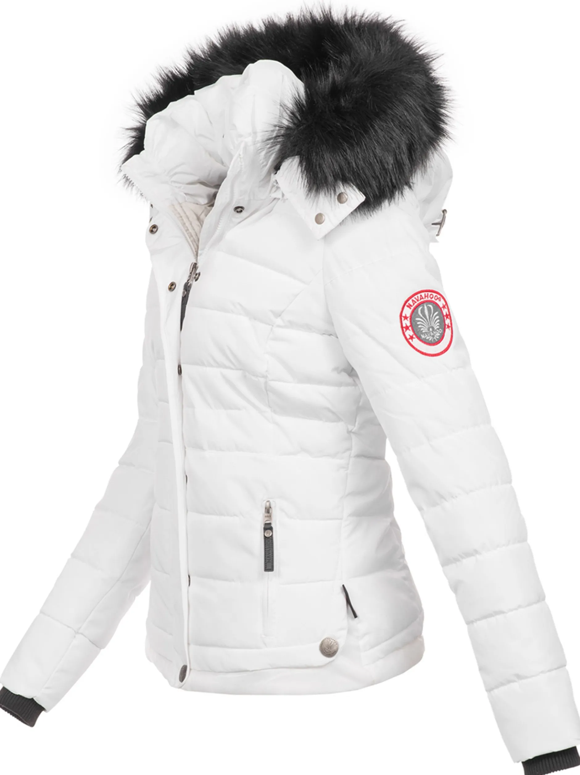 Navahoo Damen Winterjacke - Chloe in weiß
