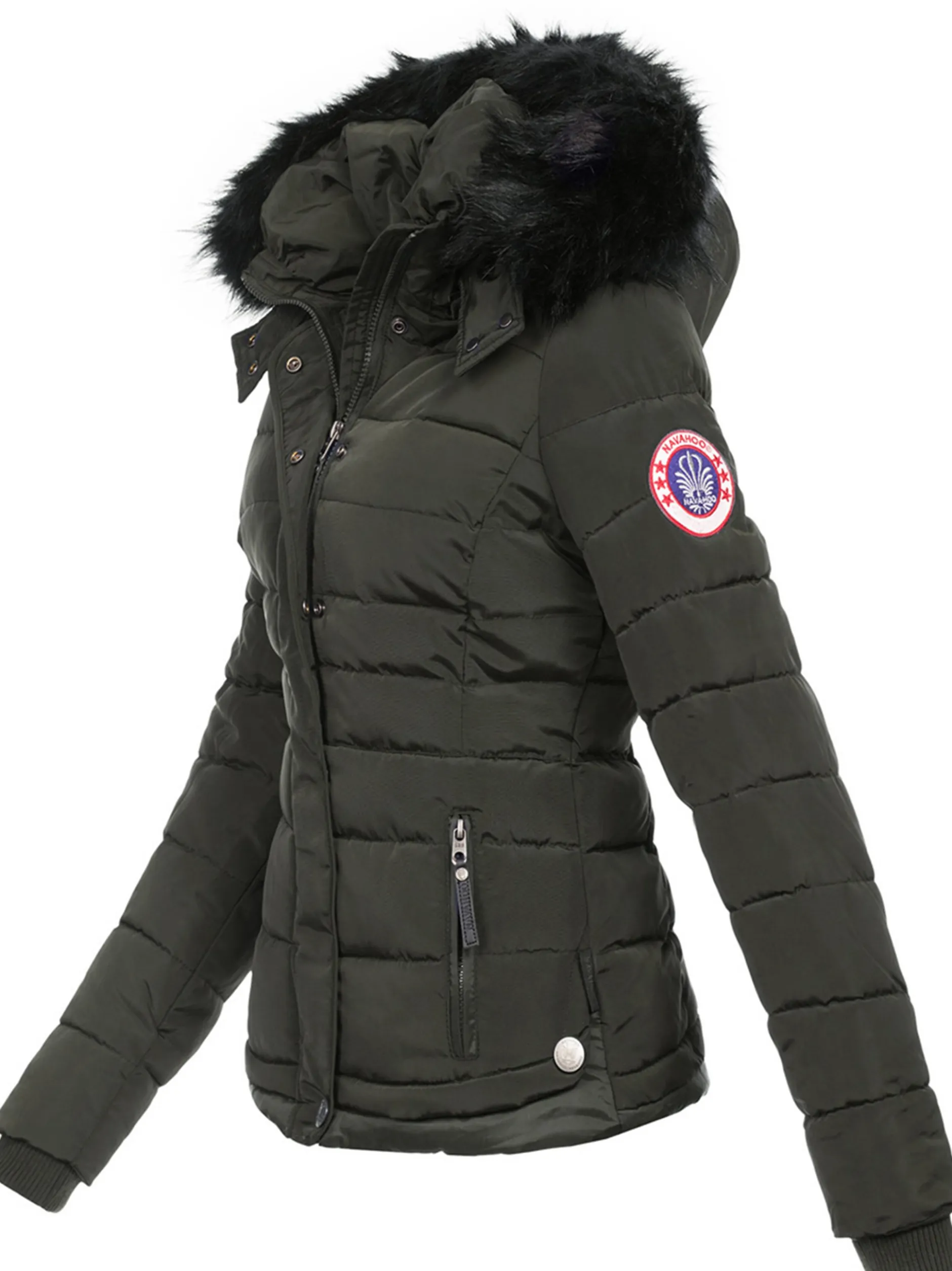 Navahoo Damen Winterjacke - Chloe in anthrazit
