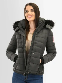 Navahoo Damen Winterjacke - Chloe in anthrazit