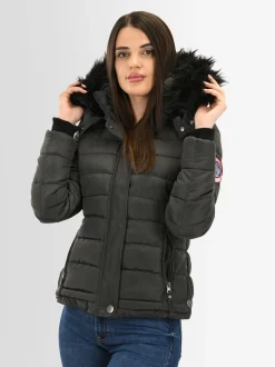 Navahoo Damen Winterjacke - Chloe in anthrazit