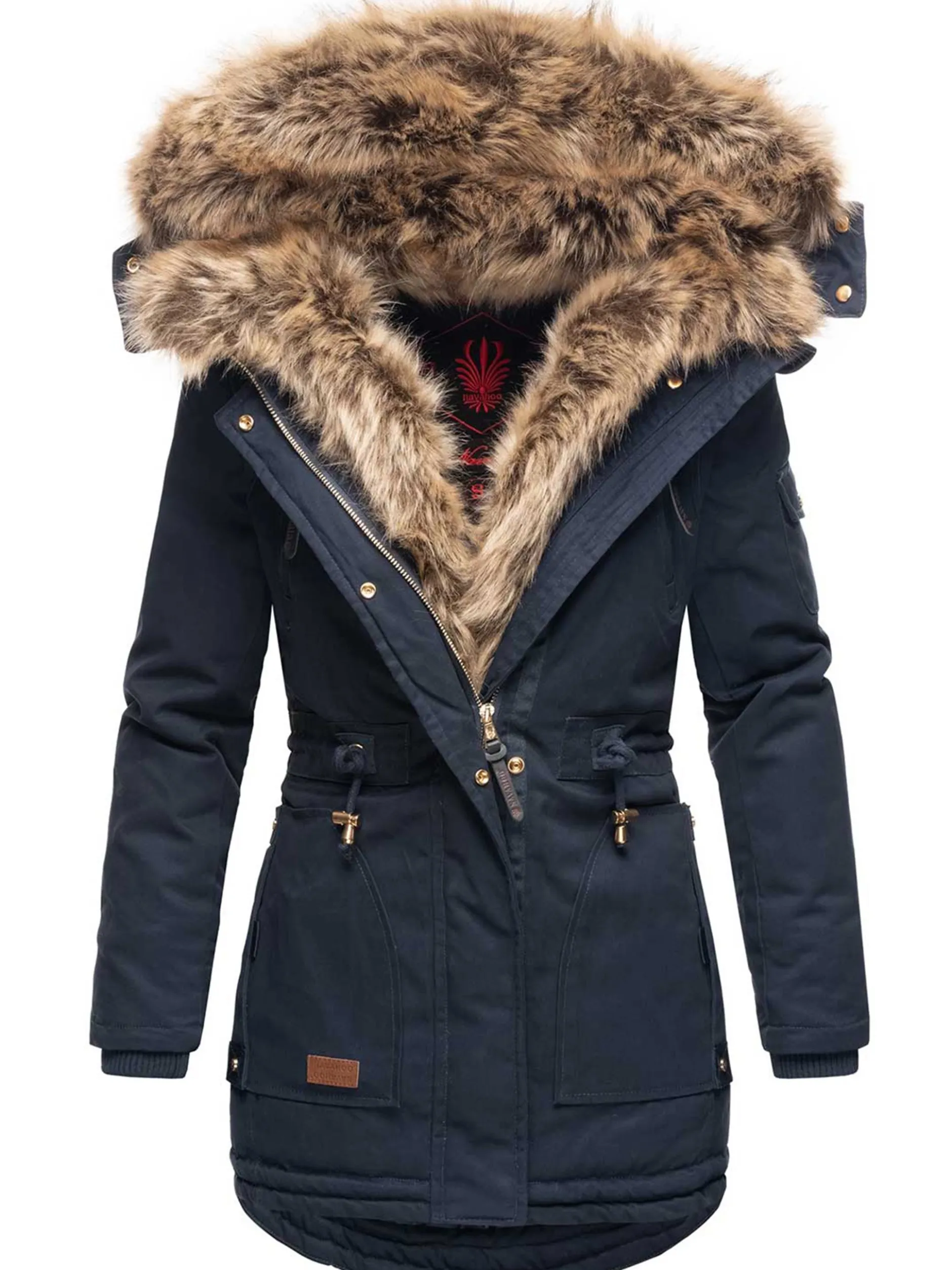 Navahoo Damen Winterjacke - Daria in blau