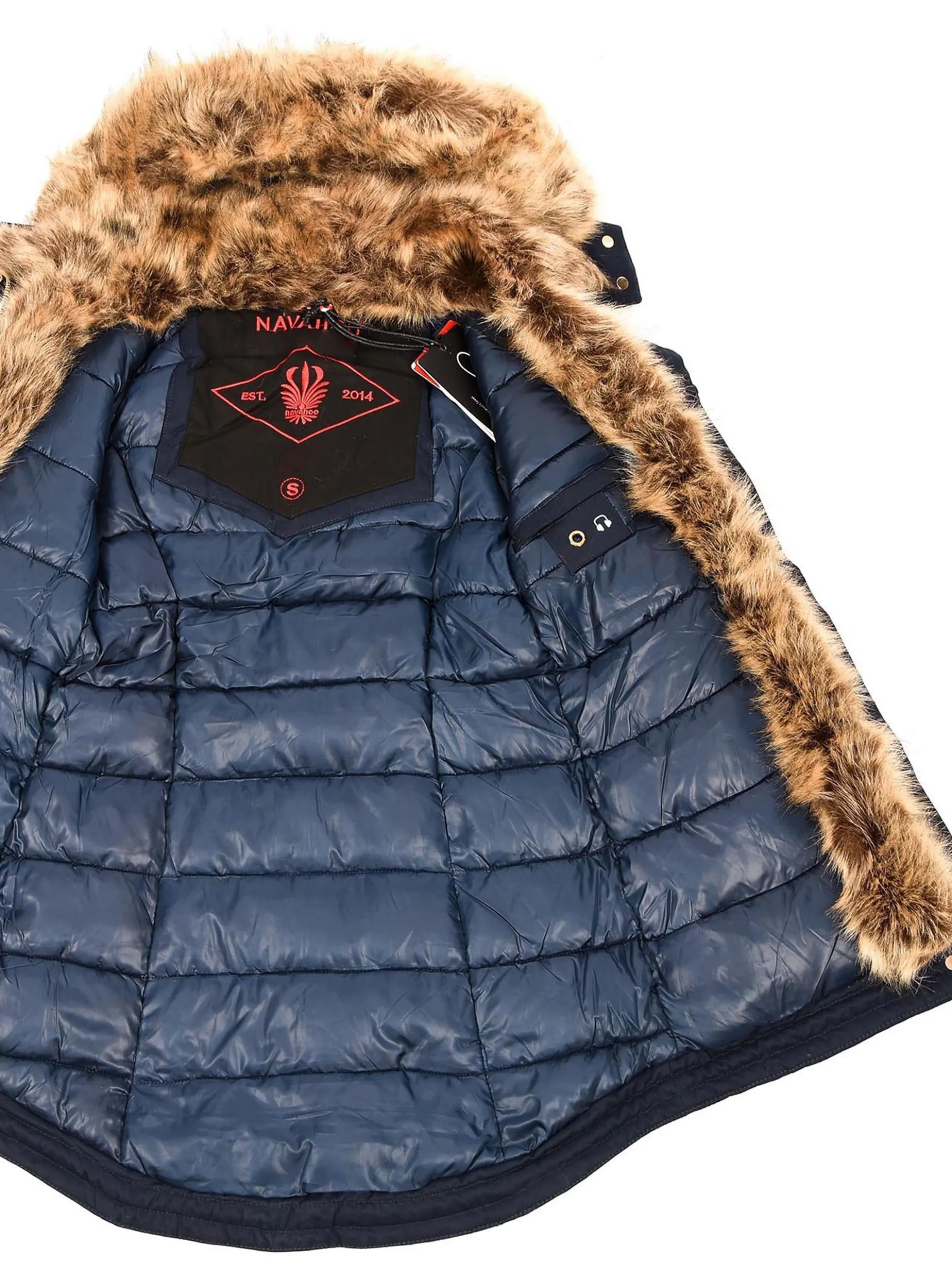 Navahoo Damen Winterjacke - Daria in blau