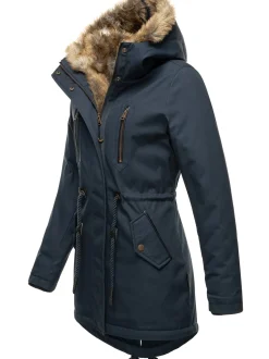 Navahoo Damen Winterjacke - Diamond in blau