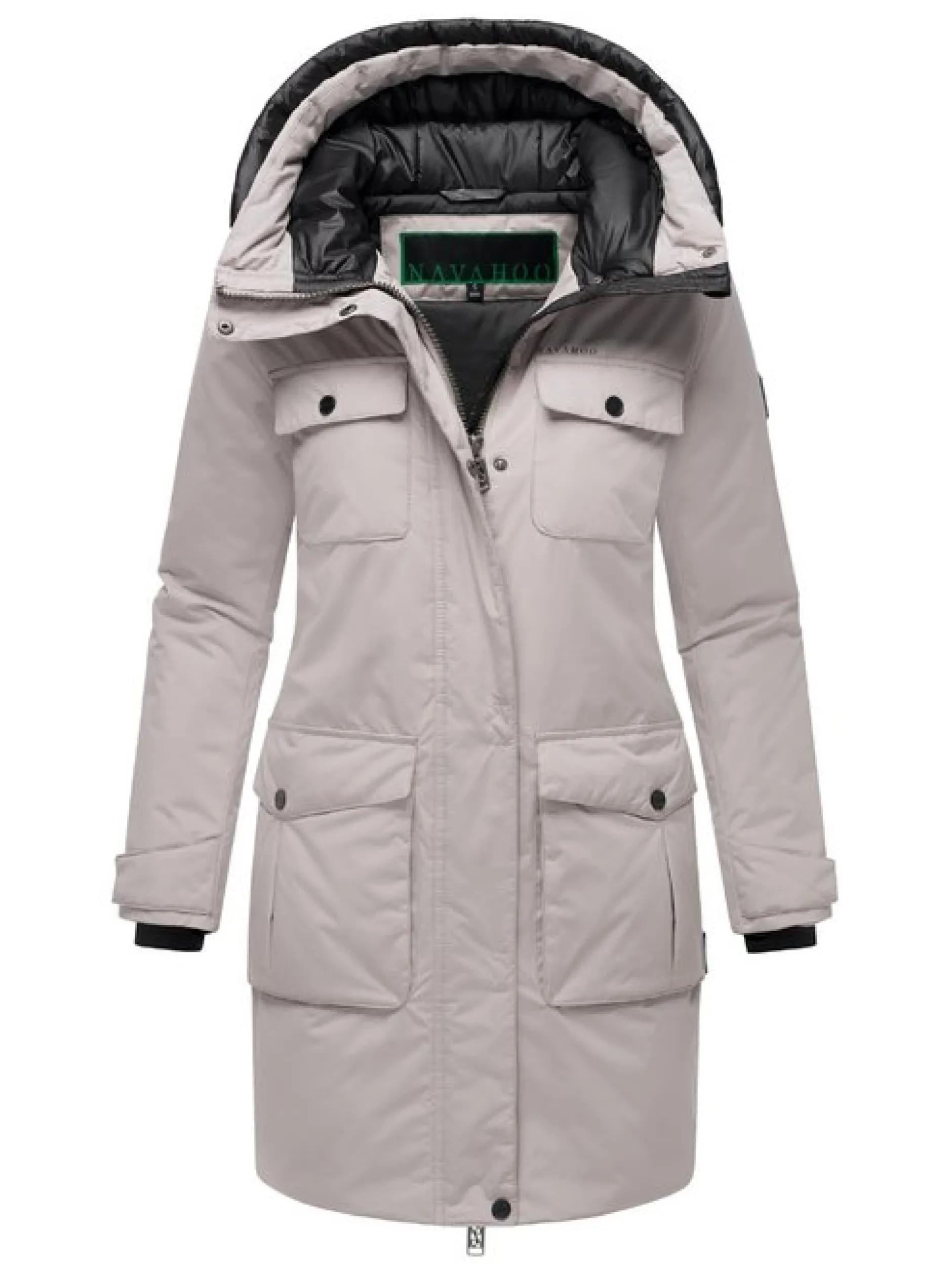 Navahoo Damen Winterjacke - Eissturm 14 in kitt