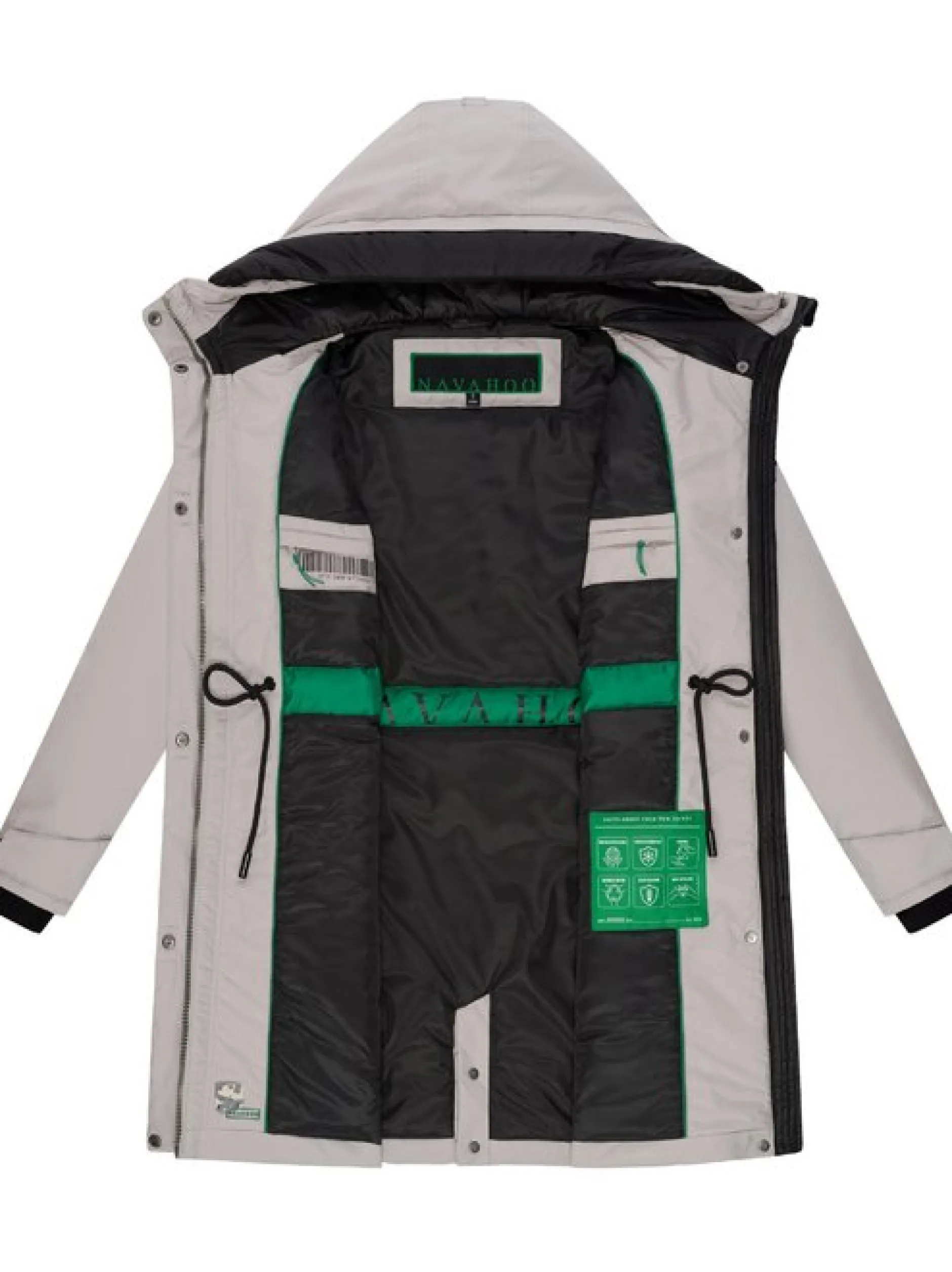 Navahoo Damen Winterjacke - Eissturm 14 in kitt