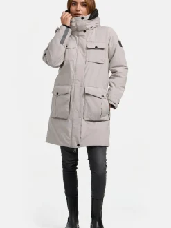 Navahoo Damen Winterjacke - Eissturm 14 in kitt
