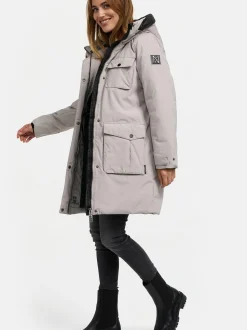 Navahoo Damen Winterjacke - Eissturm 14 in kitt