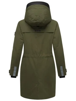 Navahoo Damen Winterjacke - Eissturm 14 in oliv