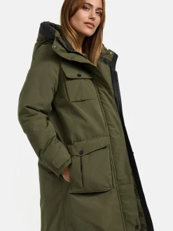Navahoo Damen Winterjacke - Eissturm 14 in oliv