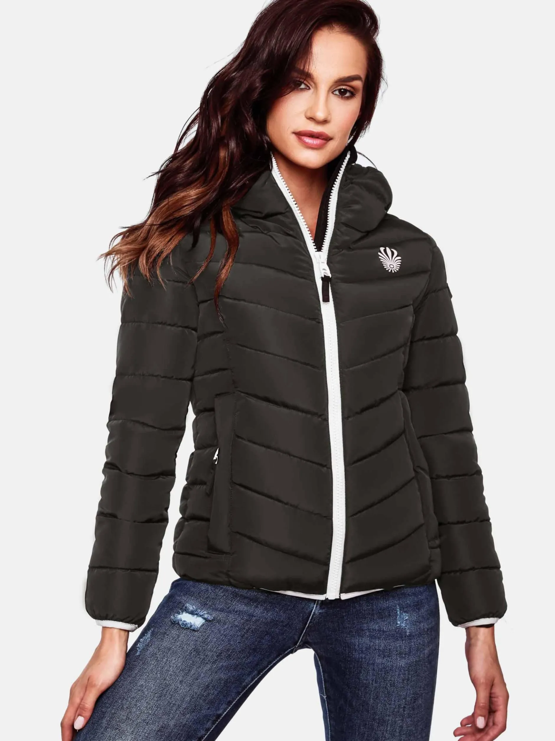 Navahoo Damen Winterjacke - Elva in schwarz