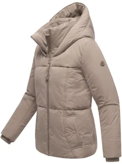 Navahoo Damen Winterjacke - Flüsterfee 14 in taupe