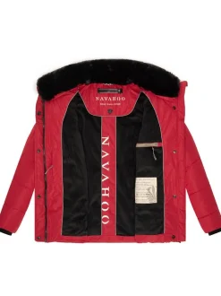 Navahoo Damen Winterjacke - Frostii XIV in rot