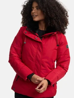 Navahoo Damen Winterjacke - Frostii XIV in rot
