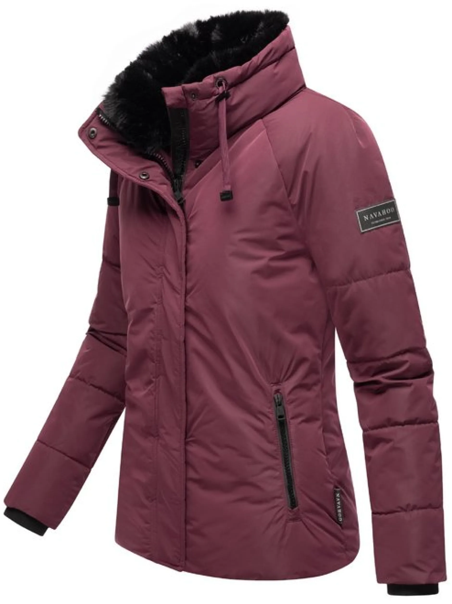 Navahoo Damen Winterjacke - Frostii XIV in aubergine