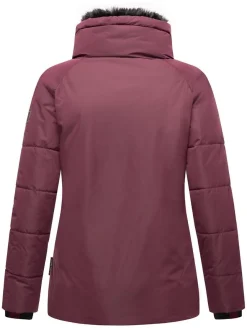 Navahoo Damen Winterjacke - Frostii XIV in aubergine