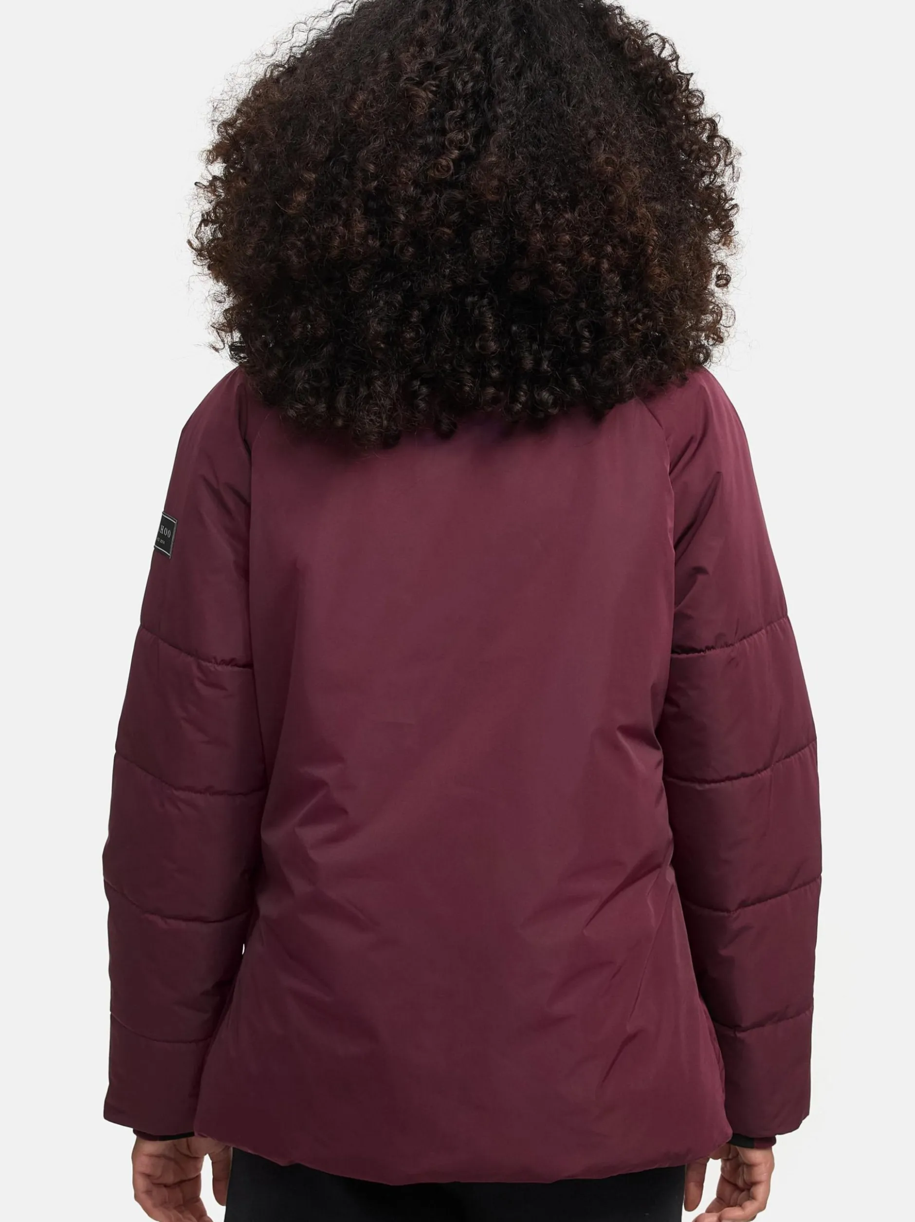 Navahoo Damen Winterjacke - Frostii XIV in aubergine
