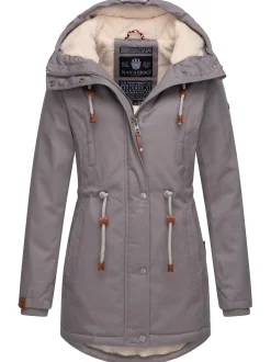 Navahoo Damen Winterjacke - Ireliaa in grau