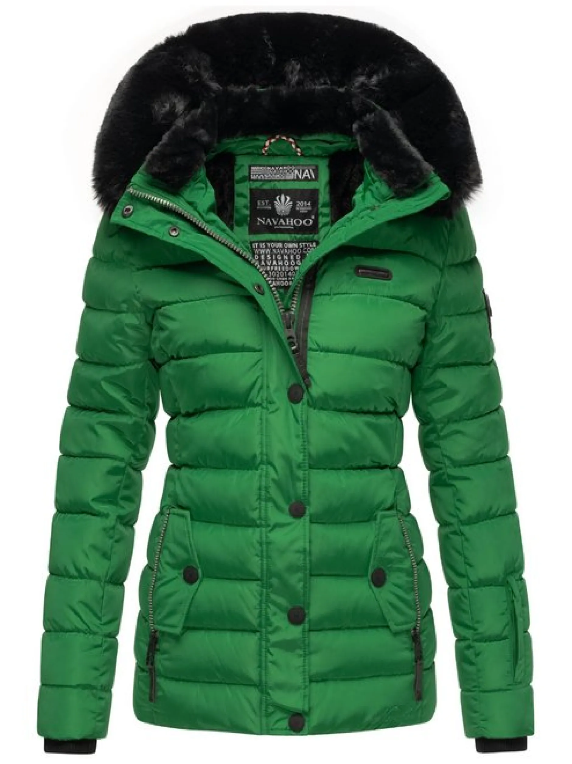 Navahoo Damen Winterjacke - Milianaa in grün