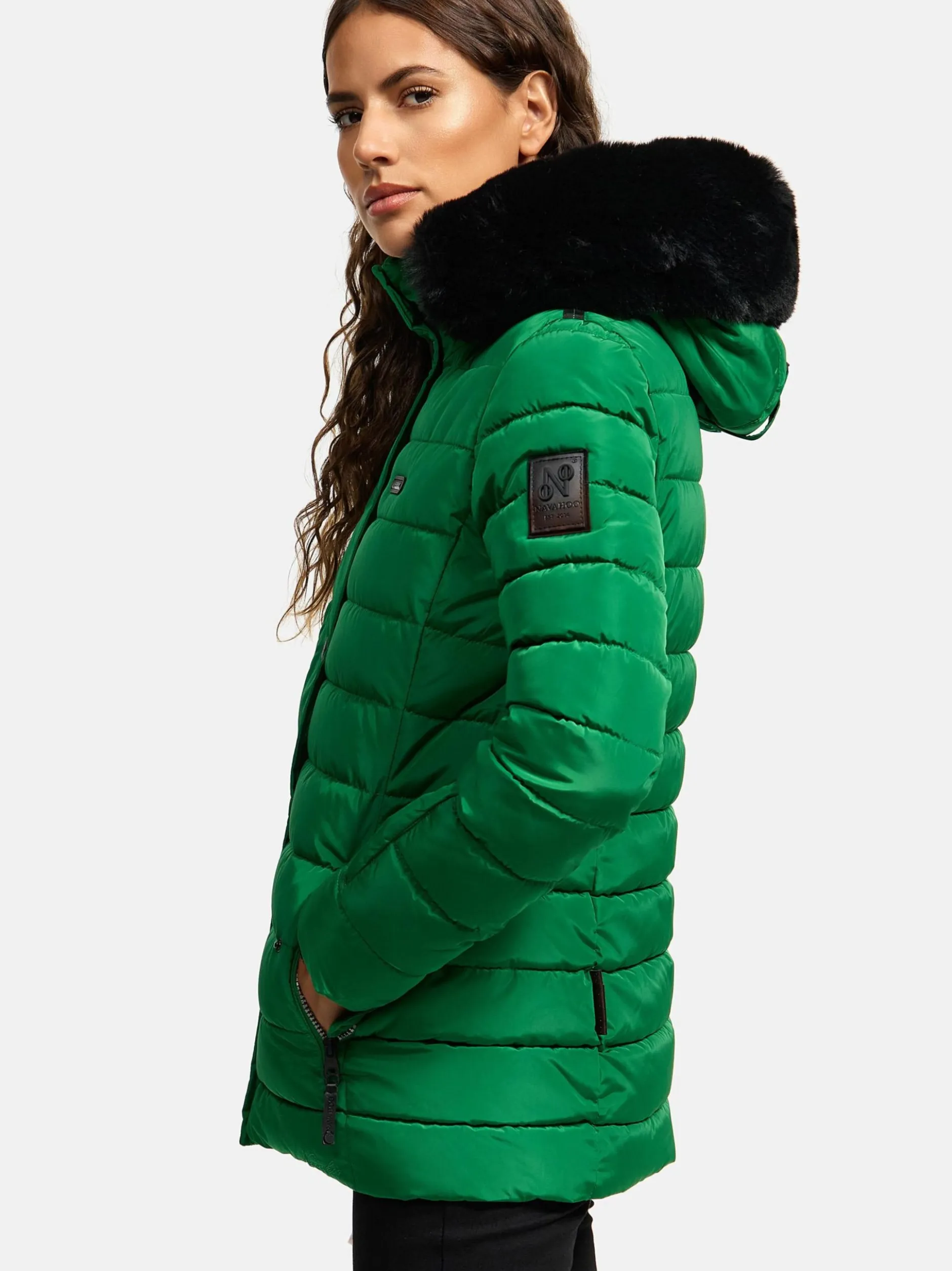 Navahoo Damen Winterjacke - Milianaa in grün