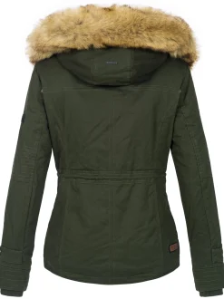 Navahoo Damen Winterjacke - Pearl in grün