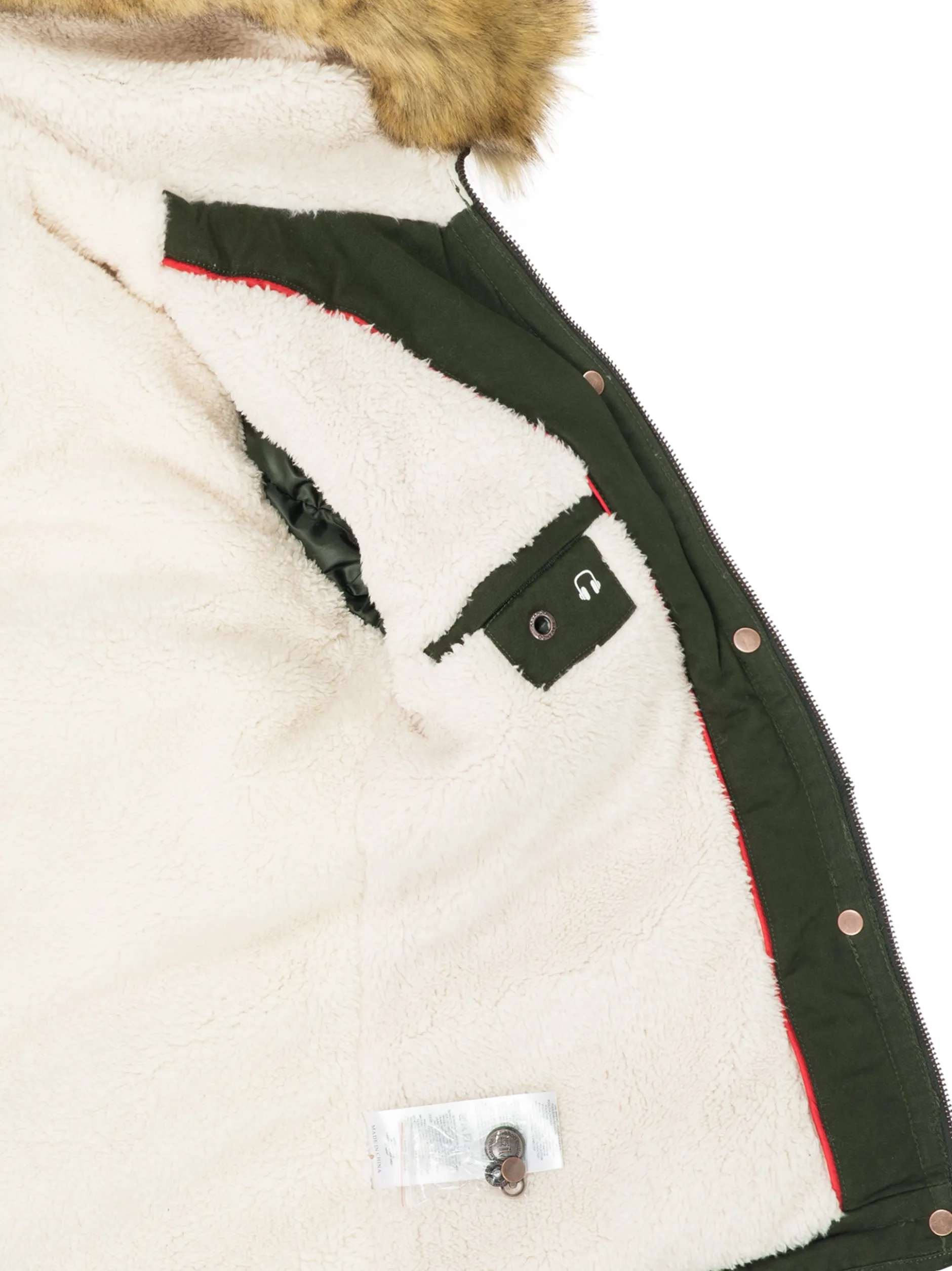 Navahoo Damen Winterjacke - Pearl in grün