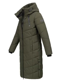 Navahoo Damen Winterjacke - Schmatzibär in oliv