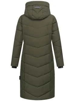 Navahoo Damen Winterjacke - Schmatzibär in oliv