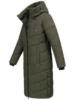 Navahoo Damen Winterjacke - Schmatzibär in oliv