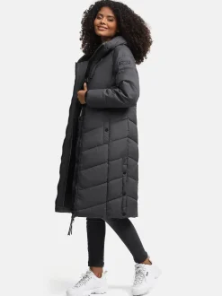 Navahoo Damen Winterjacke - Schmatzibär in anthrazit