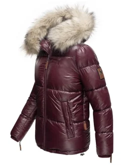 Navahoo Damen Winterjacke - Tikunaa in bordeaux