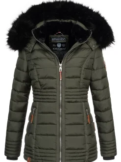 Navahoo Damen Winterjacke - Umay Pri in oliv