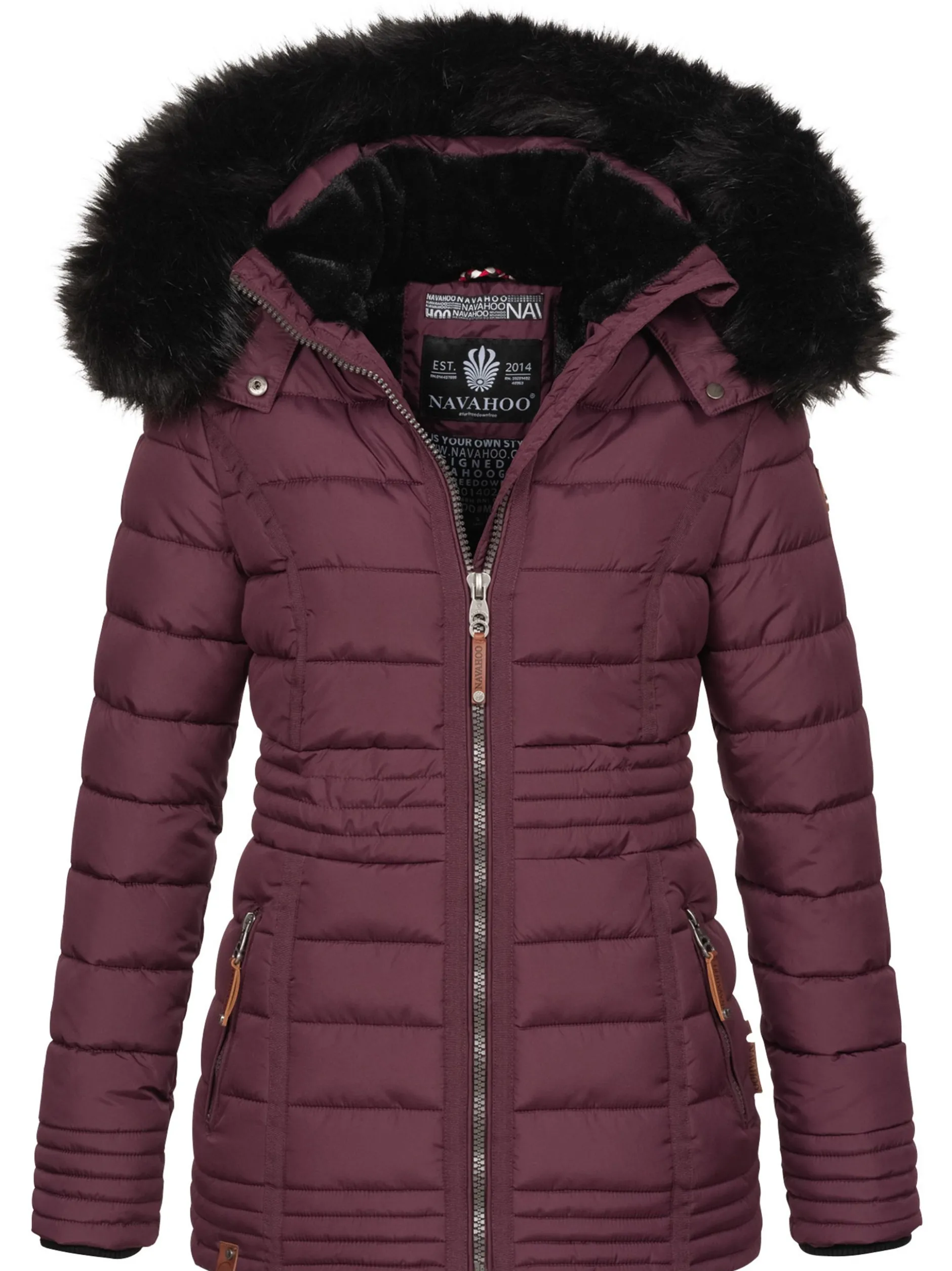 Navahoo Damen Winterjacke - Umay Pri in rot