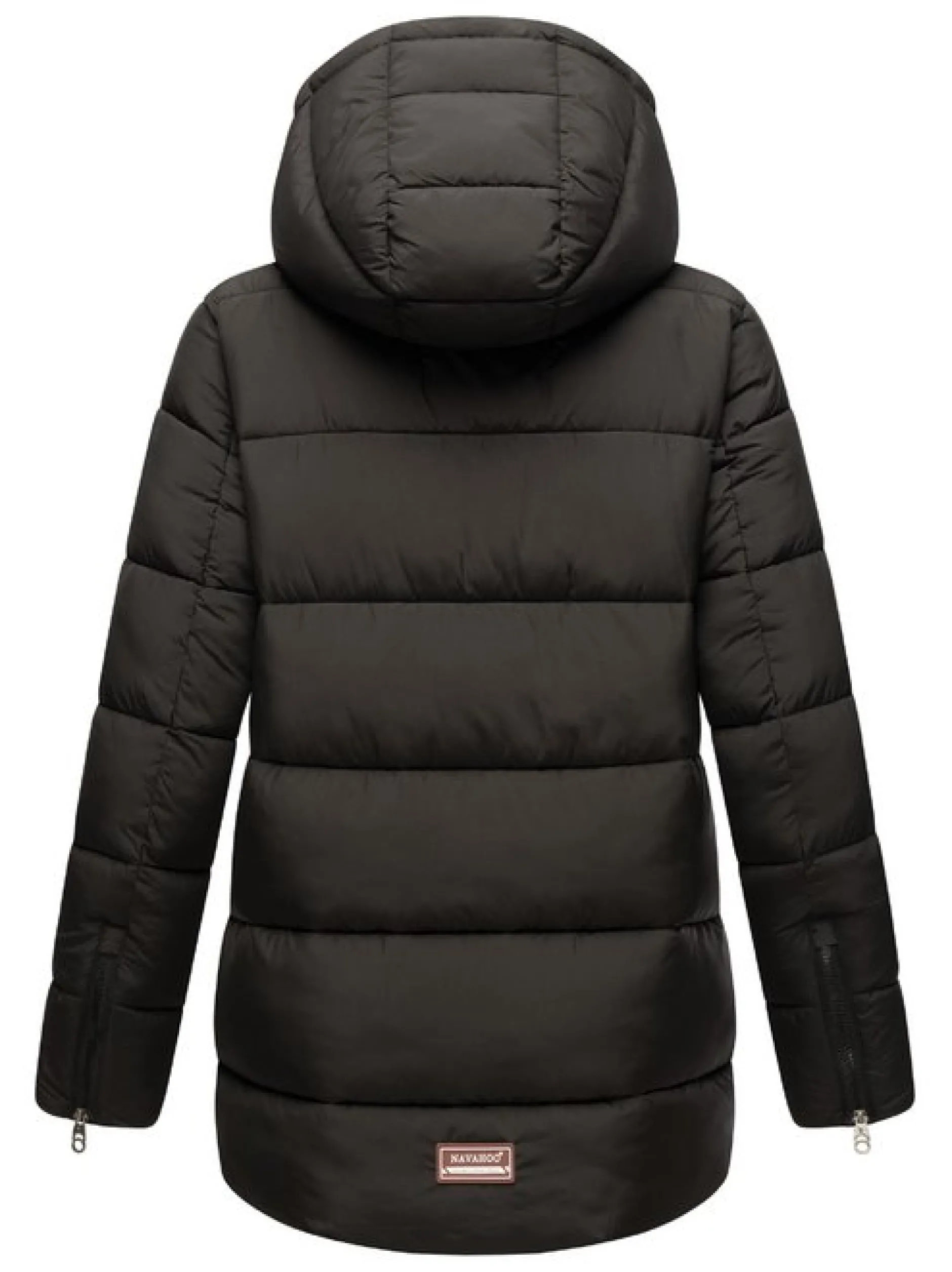 Navahoo Damen Winterjacke - Wattewölkchen in schwarz