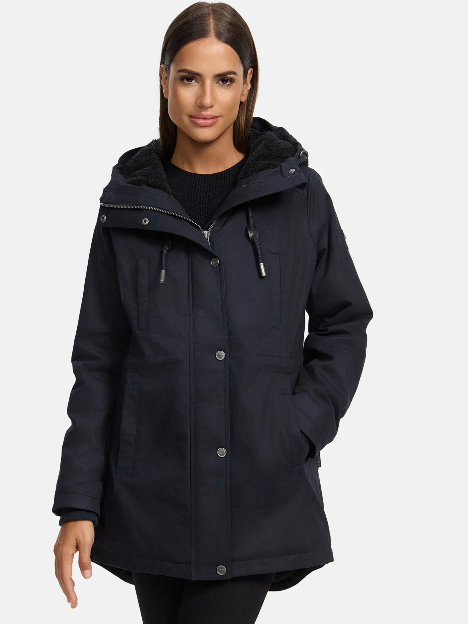 Navahoo Damen Winterjacke - Winterfunke in blau