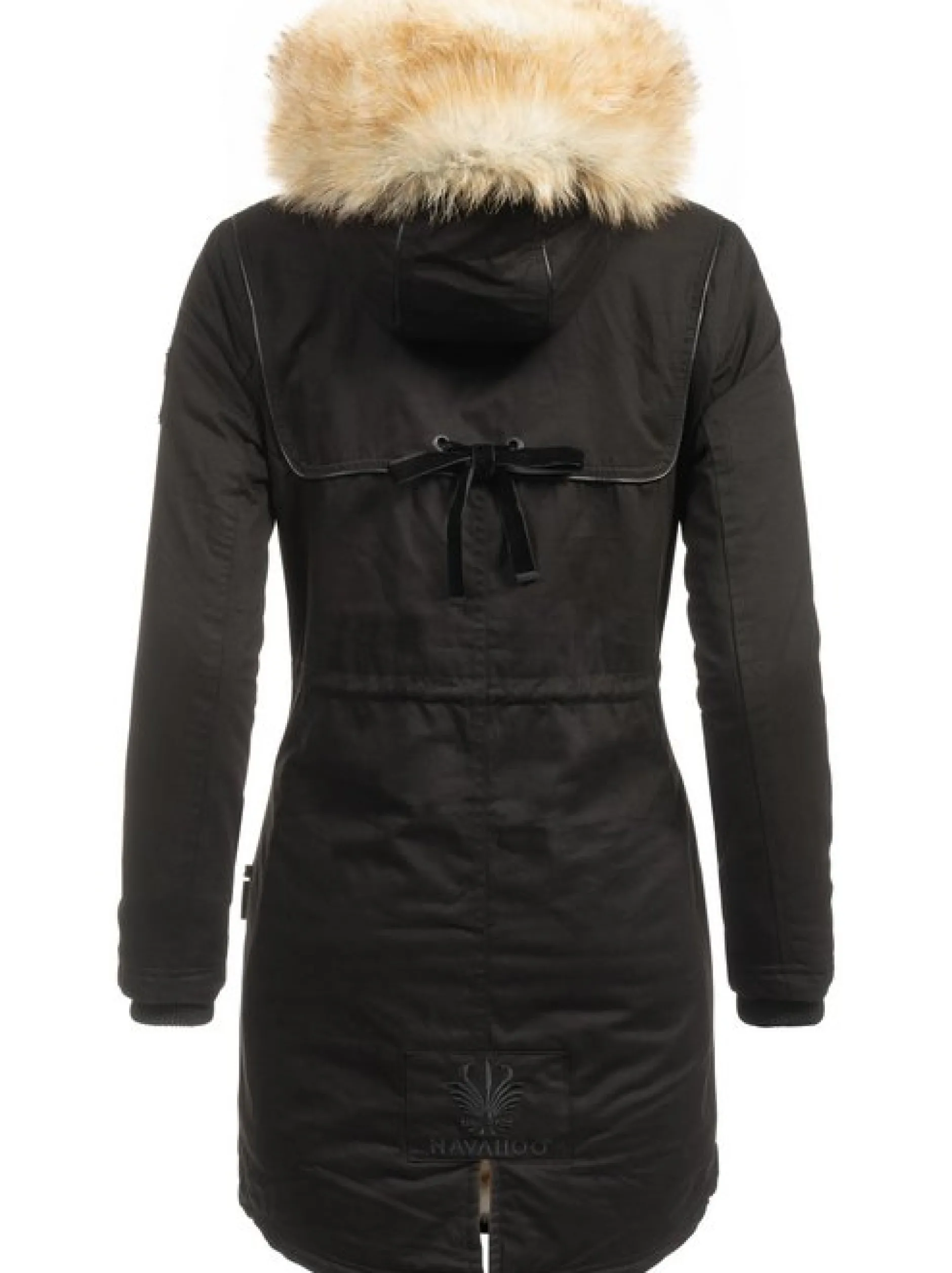 Navahoo Damen Wintermantel - Bombii in schwarz