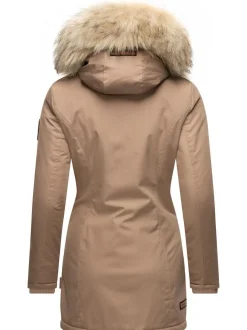 Navahoo Damen Wintermantel - Cristal in taupe