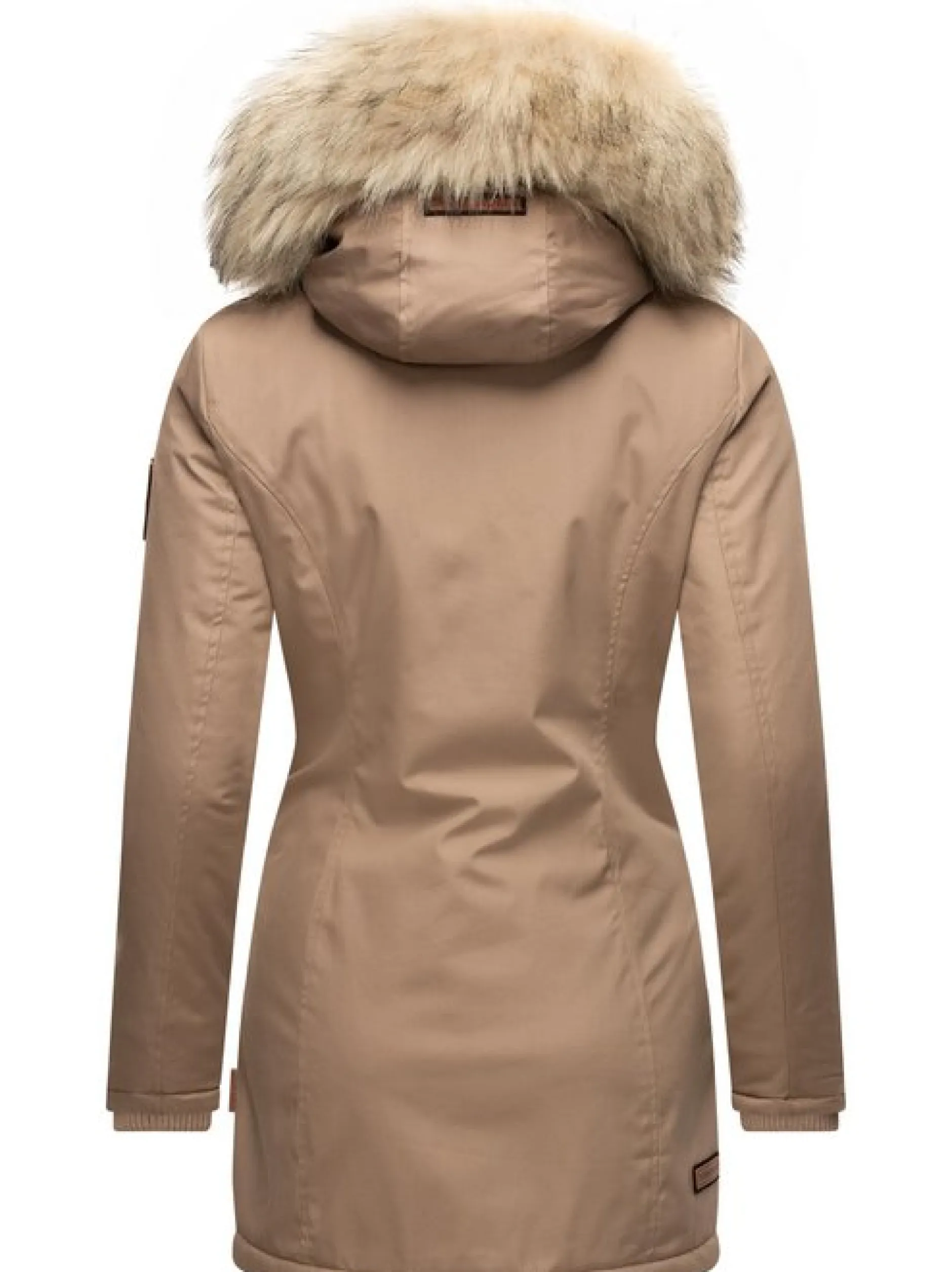 Navahoo Damen Wintermantel - Cristal in taupe