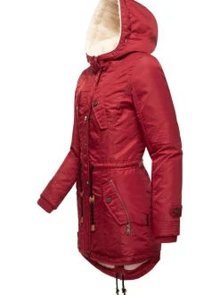 Navahoo Damen Wintermantel - La Viva in rot