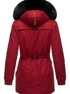 Navahoo Damen Wintermantel - Olessaa in rot