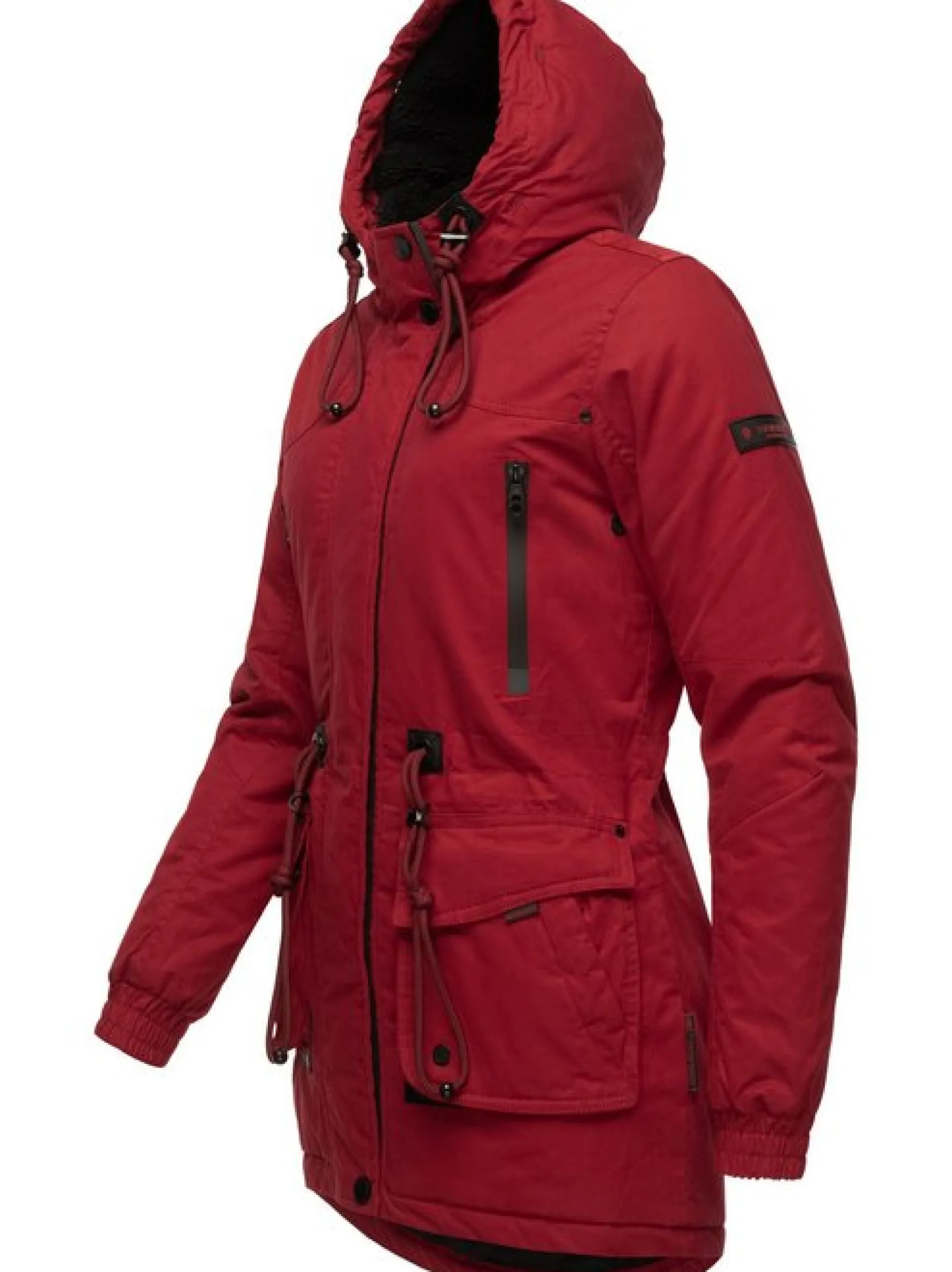 Navahoo Damen Wintermantel - Olessaa in rot