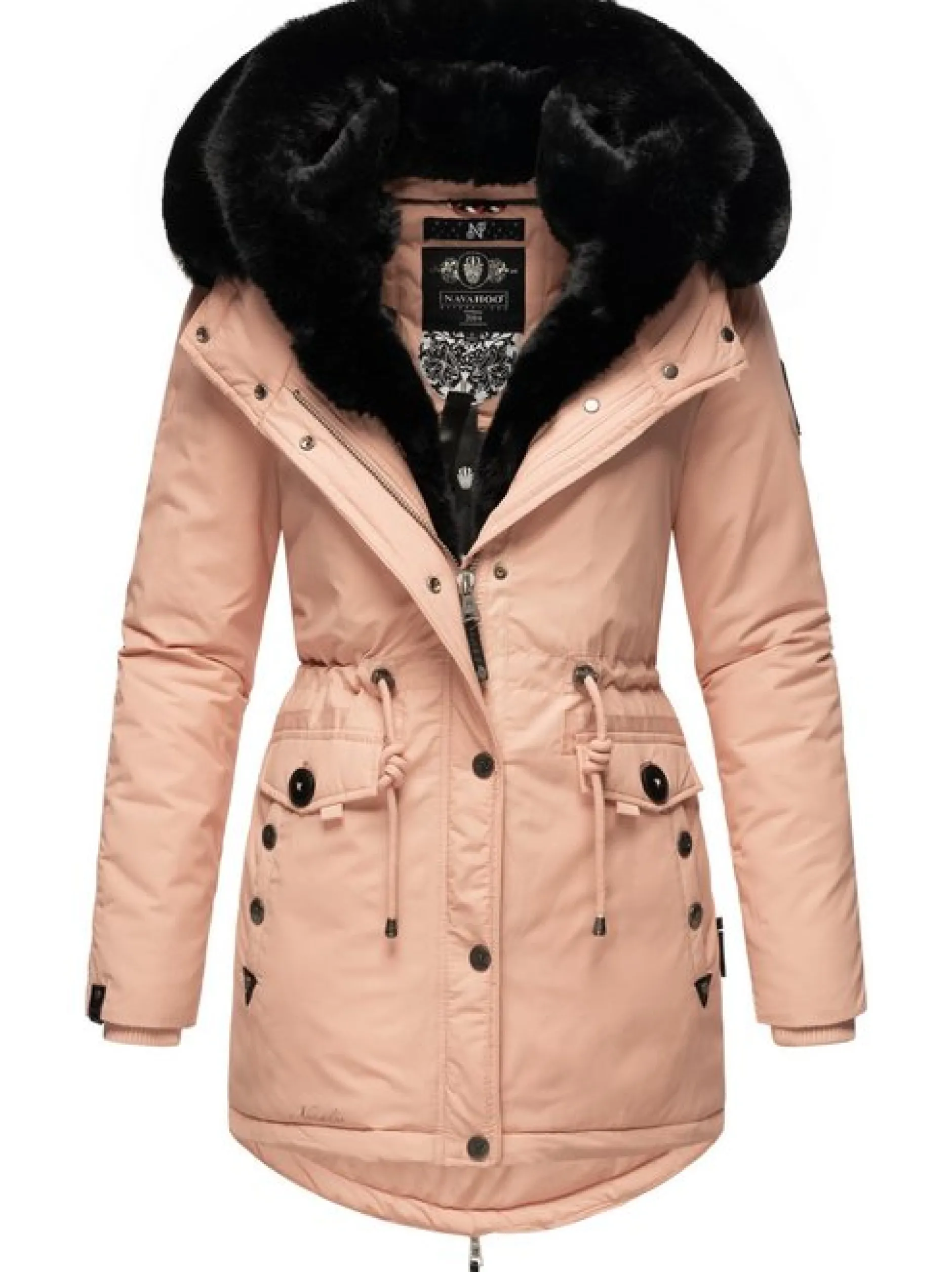 Navahoo Damen Wintermantel - Sweety Deluxe in rosa
