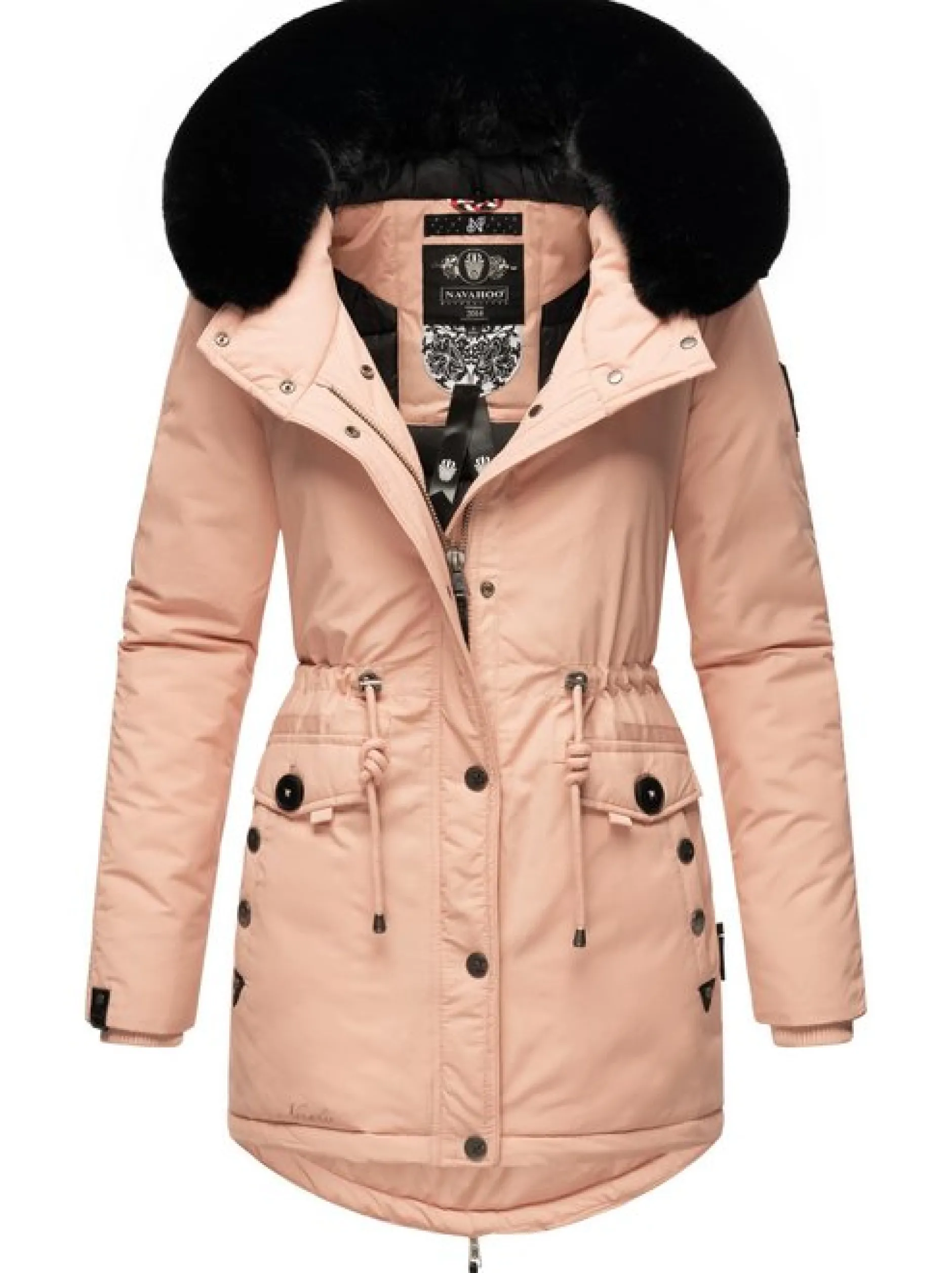 Navahoo Damen Wintermantel - Sweety Deluxe in rosa