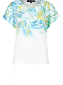 Navigazione Damen Blusenshirt in weiß - Ärmel: kurzarm