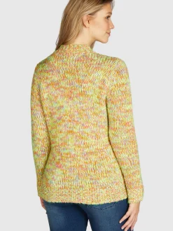 Navigazione Damen Grobstrick-Pullover in mehrfarbig