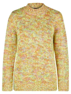 Navigazione Damen Grobstrick-Pullover in mehrfarbig