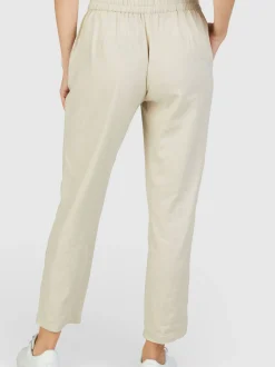 Navigazione Damen Hose in beige - Länge: lang