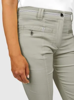 Navigazione Damen Hose in oliv - Länge: verkürzt