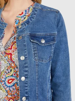 Navigazione Damen Jacke in denim